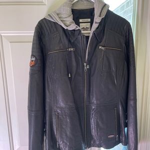 Harley Davison leather coat